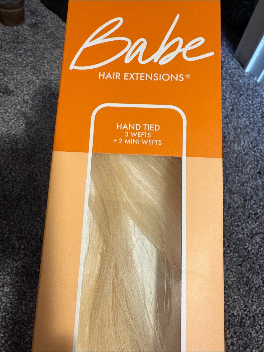 Babe hair extension weft Hand-Tied Hair Extensions
